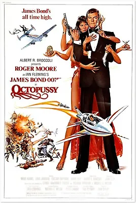 Octopussy- James Bond 007 Movie Poster - Roger Moore - US Version • $26.99