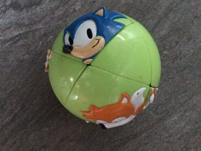£25 • Buy Sonic Hedgehog Puzzle Rubiks Ball, Vintage Sega, Rare, Features Miles Fox