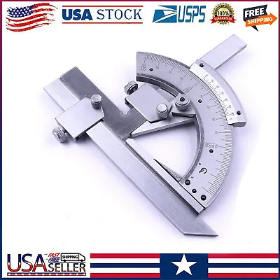 0-320 Degree Universal Bevel Protractor Vernier Machinist Angle Finder  • $36.57