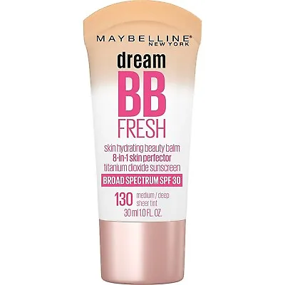 Maybelline Dream BB Fresh Skin Hydrating Beauty Balm 8-in-1 SPF30 Medium 130  • $8.99