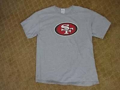 Men's Large Nfl San Francisco 49er's Colin Kaepernick #7 Gray Gildan Tee Shirt • $11.99