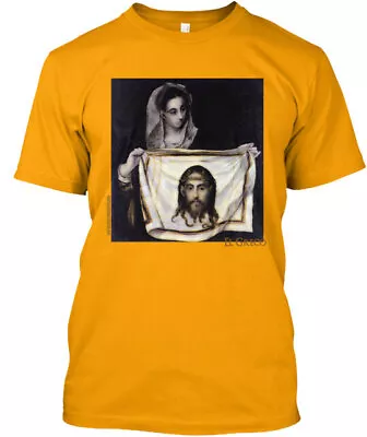 St Veronica Holding Veil T-Shirt Made In The USA Size S To 5XL • $21.97