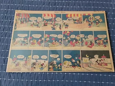 Mickey Mouse By Floyd Gottfredson - Sunday May 1 1932 Tab-Size - Web Smith • $50
