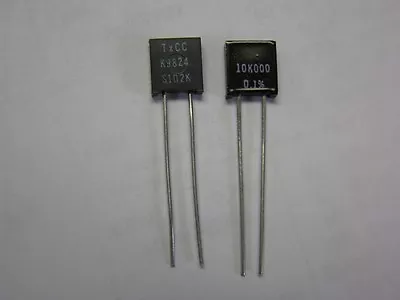 2 Vishay S102K 10K .6W .1% Bulk Metal Foil High Precision Resistors • $19.99