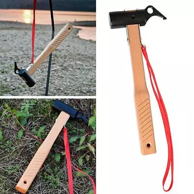 Heavy-duty Tent Hammer Hiking Mountain Climbing Stake Remover Lightweight • $17.46