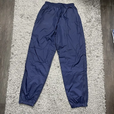 $28.99 • Buy Vintage Nike Pants Mens Small Blue Windbreaker Track Ankle Zip Lined 90s