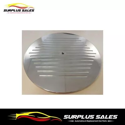 R6800 Chev Ford Holden Polished Aluminum Ball Milled Air Cleaner Top 14 X 3 • $85