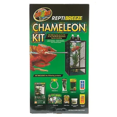 $65 • Buy Zoo Med ReptiBreeze Chameleon Mesh Cage Kit 16x16x30”