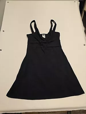 Patagonia Sleeveless Tank Organic Cotton Racerback Dress In Black Size M Flaw • $14.25