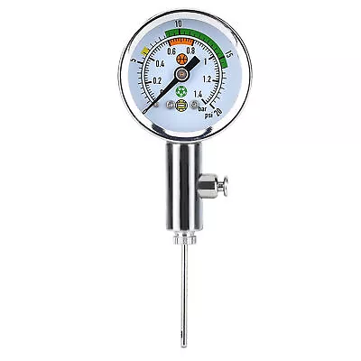 Mini Ulitity Air Pressure Gauge Barometer Tool For Basketball Football Volle • $10.89