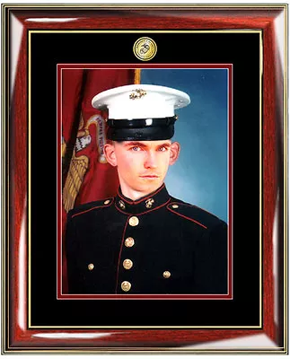 Veteran Picture Frame Marine Corp Wall Portrait Photo Frame Plaque Military Gift • $74.99