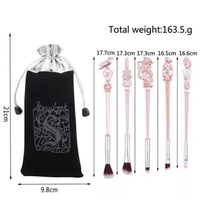 Movie Makeup Brushes Set  Brushes Harry Potter Wizard Makeup Brush Set Wand Xmas • $18.48