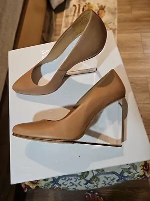 Maison Margiela X H&M Size 6 EU 37 Wedge Lucite Heels Nude Pumps • $79.99