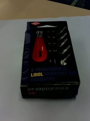 ESSDEE Lino Cutter Set Handle & 5 Cutters Lincut5   new  • £7