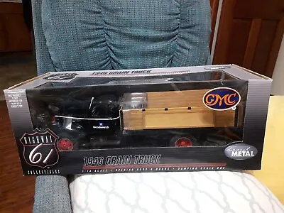 1/16 GMC GM Goodwrench 1946 Grain Truck Black DCP HWY 61 Highway • $119