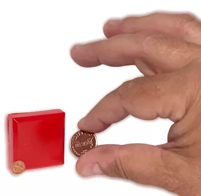 PHANTOM PENNY TO DIME MAGIC TRICK Mini Shrinking Vanishing Pocket Set Block Toy • $8.99