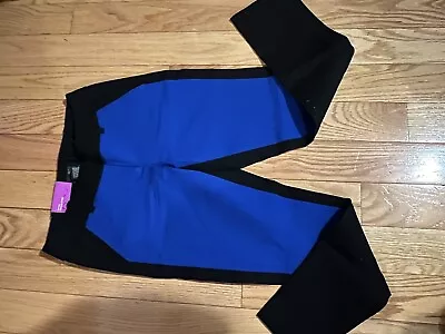 Mossimo Pants Size 2 NWT Color Block Black/blue • $0.99