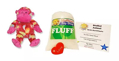 Make Your Own Stuffed Animal Mini 8 Inch Kaleidoscope Gorilla Kit - No Sewing Re • $18.77