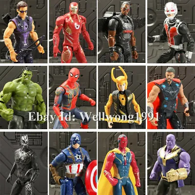 Marvel Avengers EndGame Spider-Man Vision Thanos Action Figure Toys Loose 6  • £26.39