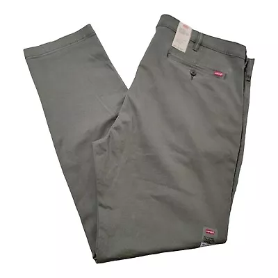 Levi's Pants Mens 42x34 XX Chino Standard Taper Stretch Khaki Big & Tall NEW • $44.95