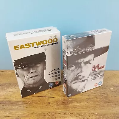 Clint Eastwood DVD Collection Spaghetti Western & War 8 Movies New Sealed R2 PAL • £14.97