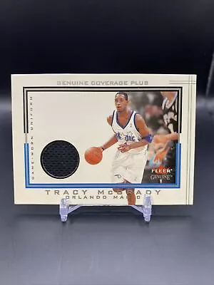 2001-02 Fleer Genuine Coverage Plus Tracy Mcgrady Game Worn Used Orlando Magic • $2.25