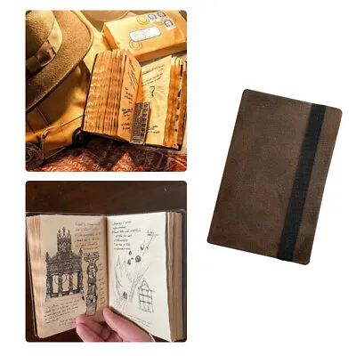 Indiana Jones Grail Diary Classic Movie Prop Replica Gift Retro  Spiral Notebook • $24.59