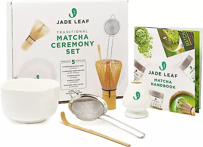 Complete Matcha Ceremony Set - Includes: Bamboo Matcha Whisk & Scoop Stainless  • $48.19