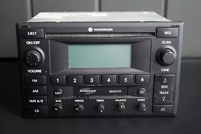 2005 VW Passat Factory Monsoon Head Unit Cassette Tape CD Player 3B7035180G • $100