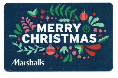 Marshalls Merry Christmas Gift Card No $ Value Collectible • $2.99