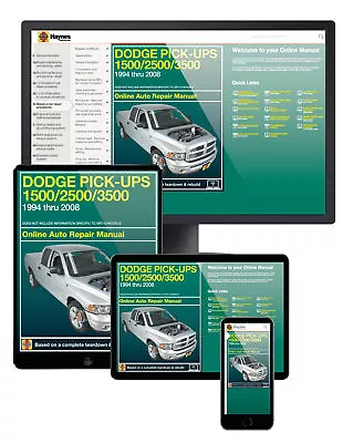 $26.95 • Buy Dodge Full-size 1500 (02-08) & 2500/3500 (03-08) With V6, V8 & V10 Gas & Cummins