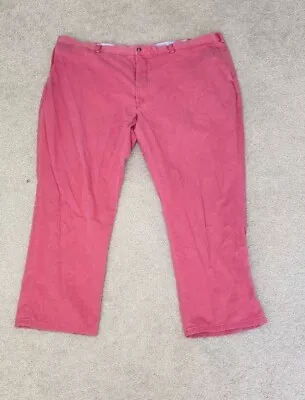 Polo Ralph Lauren Pants Mens 48x32 Pink Rose Chino Stretch Classic Fit Formal 3* • $39.99