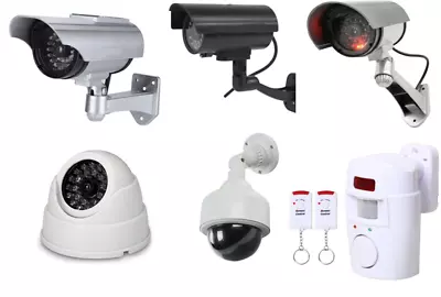 Dummy/Fake CCTV DIY Home Security Camera Indoor/outdoor Camera With Flashing LED • £7.99