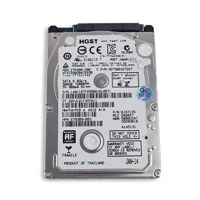 500GB SATA 2.5  7mm 7200RPM HDD • £30