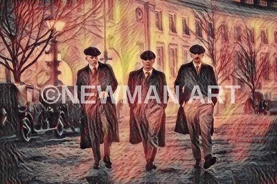 Peaky Blinders Dark Knights New 30x20 Inch Large Canvas Wall Covering Room Art  • £29