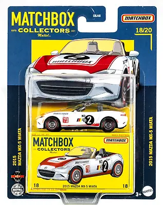 2022 Matchbox Collectors #18 2015 Mazda MX-5 Miata MATTE WHITE | FSC • $5.99