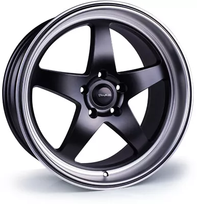 Alloy Wheels 18  Dare F7 Black Polished Lip For VW Jetta [Mk4] 11-18 • $984.07