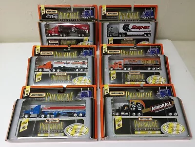 Matchbox Premiere Collection Rigs Series 3- Complete Set Of 6 NIB Unopened • $215