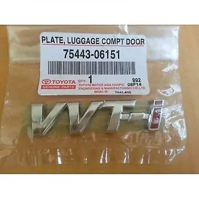 Genuine Parts Vvti Vvt-i For Toyota Racing Badge Decal Logo Sticker Plate Jdm • $19.31