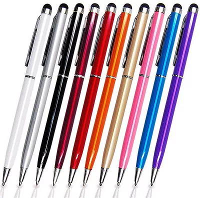 2in1 Touch Screen Stylus Ballpoint Pen For Phone Tablet Smartphone • $4.99