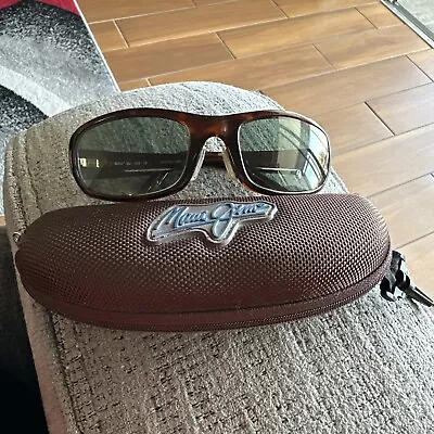 MAUI JIM Polarized Sunglasses 103-10 Stingray Tortoise Italy 55-23-129 Bifocals • $59.99
