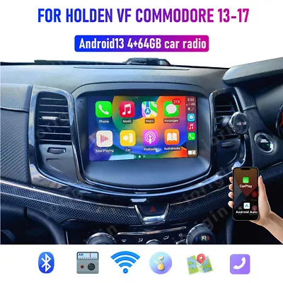 Wireless APPLE CARPLAY ANDROID AUTO FOR HOLDEN VF COMMODORE 13-17 GPS BT RADIO • $307.99