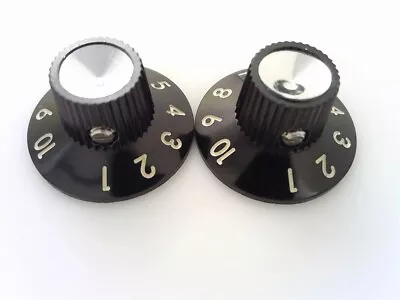 True Custom Shop® 2 BAKELITE 1-10 Muddy Waters Knobs For Fender Telecaster • $14.97