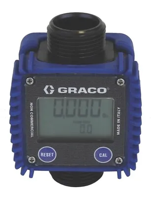 $150 • Buy GRACO 127663 LD Blue Digital In-Line Turbine Meter For DEF, LCD Display