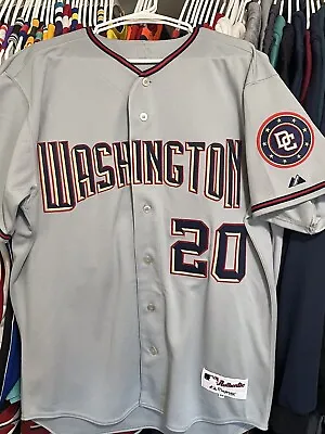Washington Nationals SIMMONS #20 Authentic Majestic Jersey Size 48 • $135