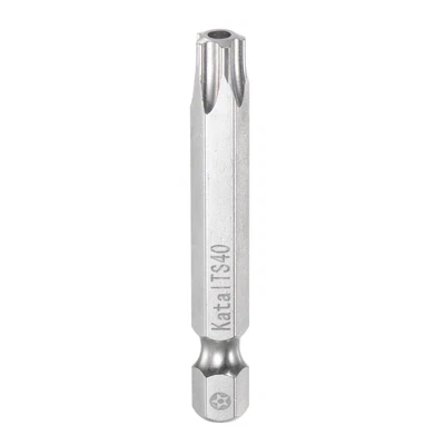$11.13 • Buy T40 Magnetic Security Star 5 Point Torx Screwdriver Bit 1/4  Hex Shank 2  Length