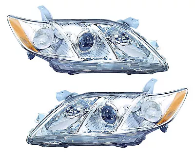 For 2007-2009 Toyota Camry Headlight Halogen Set Driver And Passenger Side • $229.13