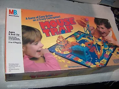 Vintage MOUSE TRAP Board Game By Milton Bradley 1986. Complete • $15