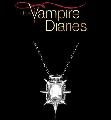 The Vampire Diaries Caroline Forbes Zirconia 7-Point Star Silver Chain & Pendant • $10.28