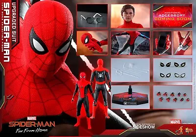 1/6 Far From Home SpiderMan Upgraded Suit Figure MMS542 Hot Toys Brown Shipper • $449